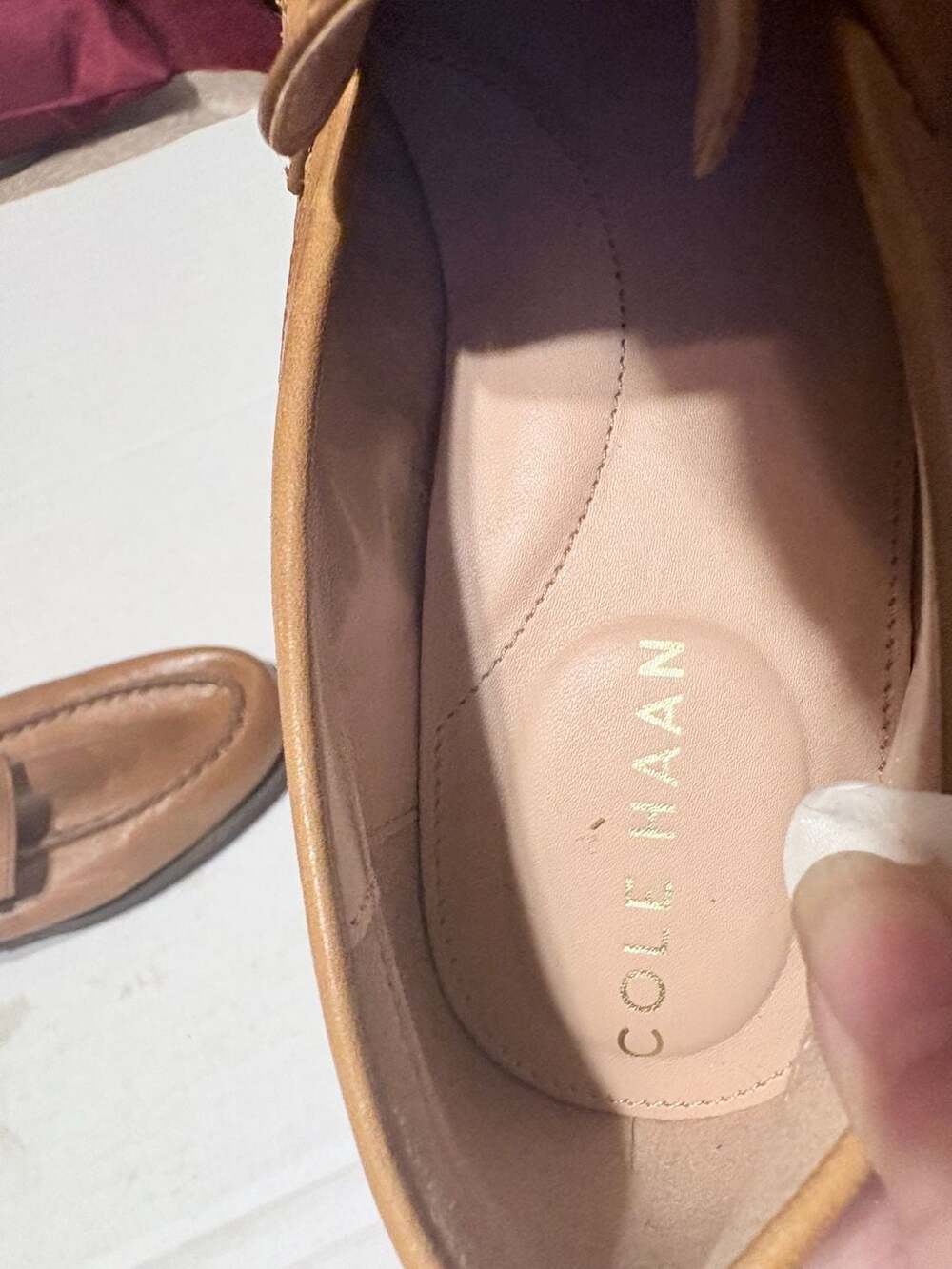 Cole Haan Brown Leather Penny Loafers Size 6 item 317 - Picture 6 of 9